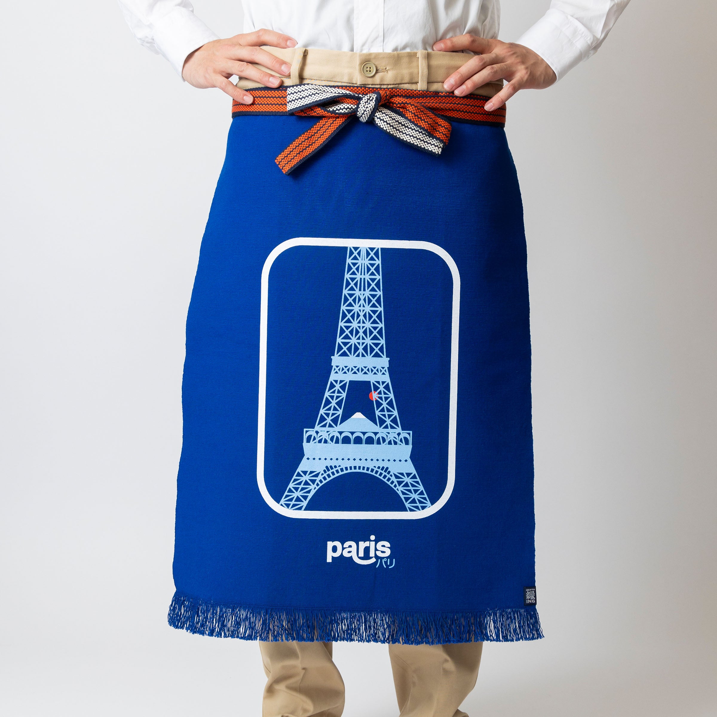 コラボ 2号生地前掛け Artist:Vahram Muratyan「paris」