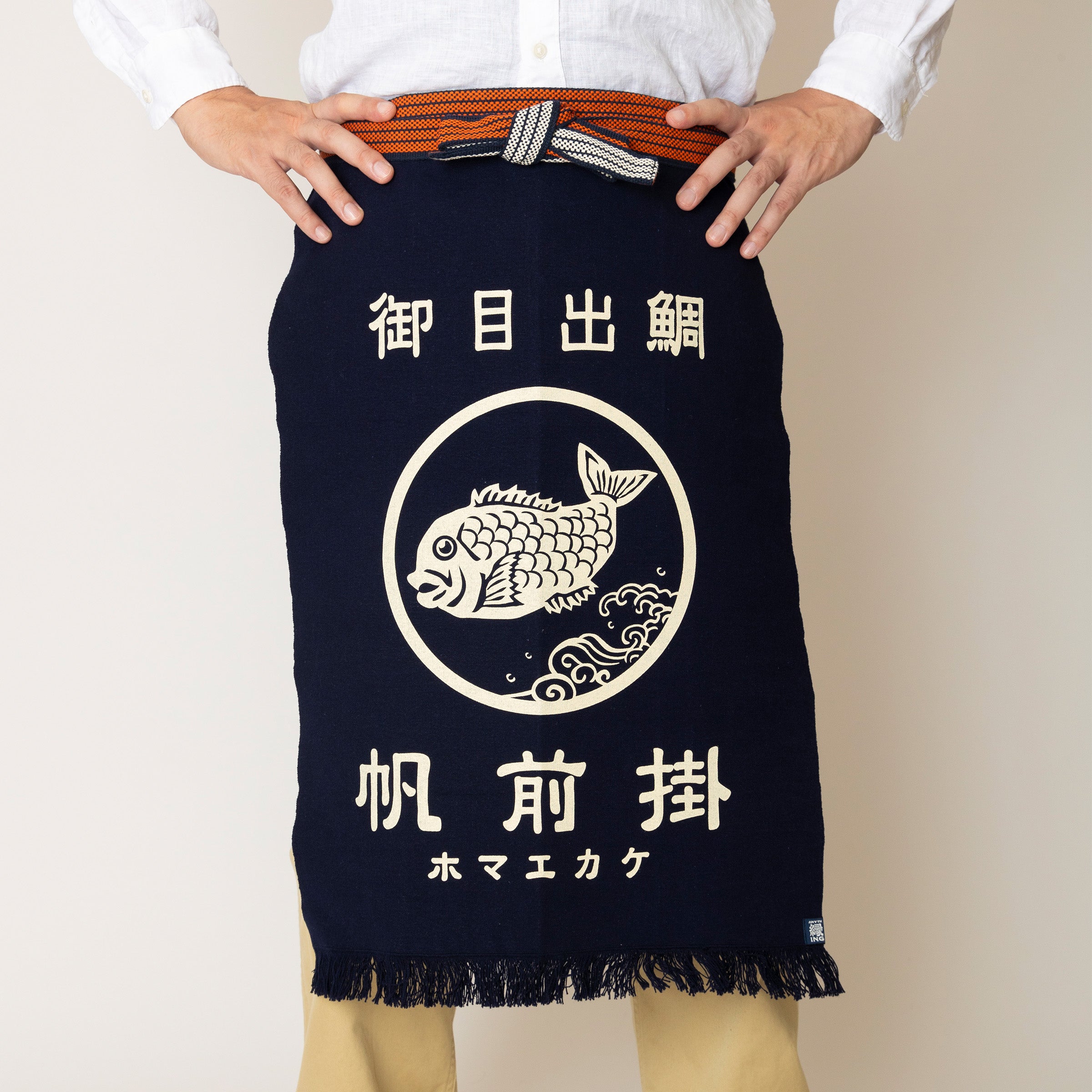 定番2号生地 縁起紋 鯛