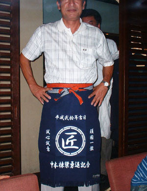 棟梁の勇退記念に！お客様Mさまより