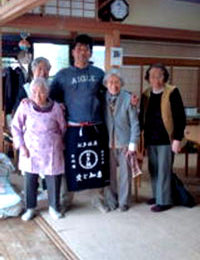 茨城のお客様Tさま　介護のお仕事に前掛けを！