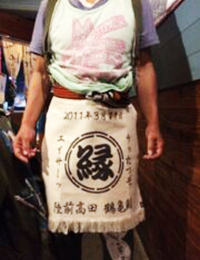 陸前高田のお鮨やさんへ贈り物