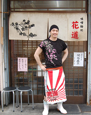 東京・中野区野方　味噌麺処　花道さま前掛け！