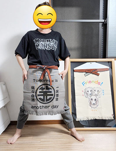 ワンちゃんのイラストで♪