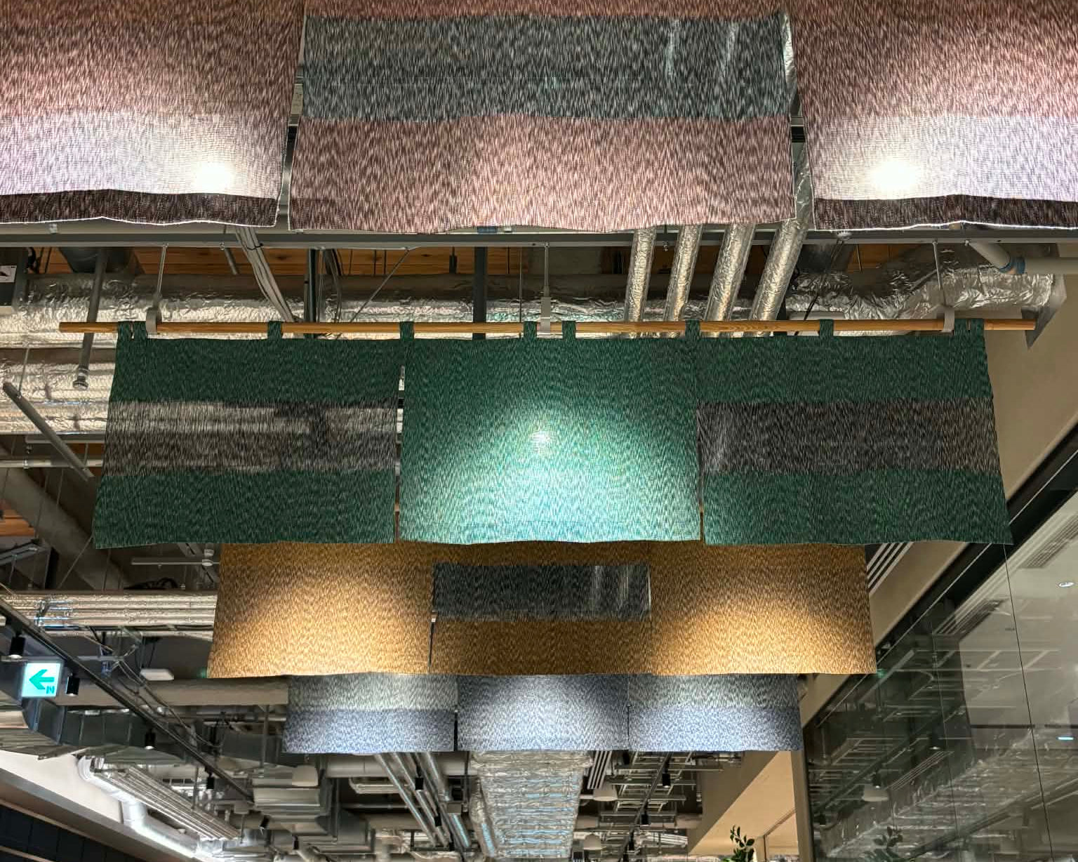 【三菱地所 大手町ゲートタワー】MINORIWA　日よけ幕・暖簾制作