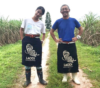 ラオスのラム酒造りでも