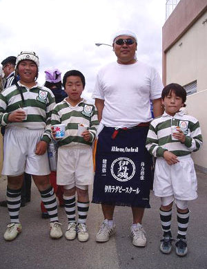伊丹ラグビースクールのK様　ラグビースクールの前掛です！
