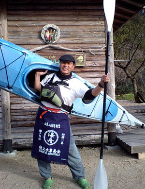 村上水軍商会さま　カヤックで海に漕ぎ出す！