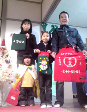 クリスマスに赤前掛け！お客様Ｍさまより