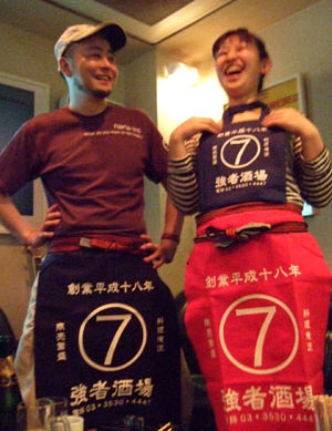 nana-iro  dining room様へ前掛けのプレゼント！