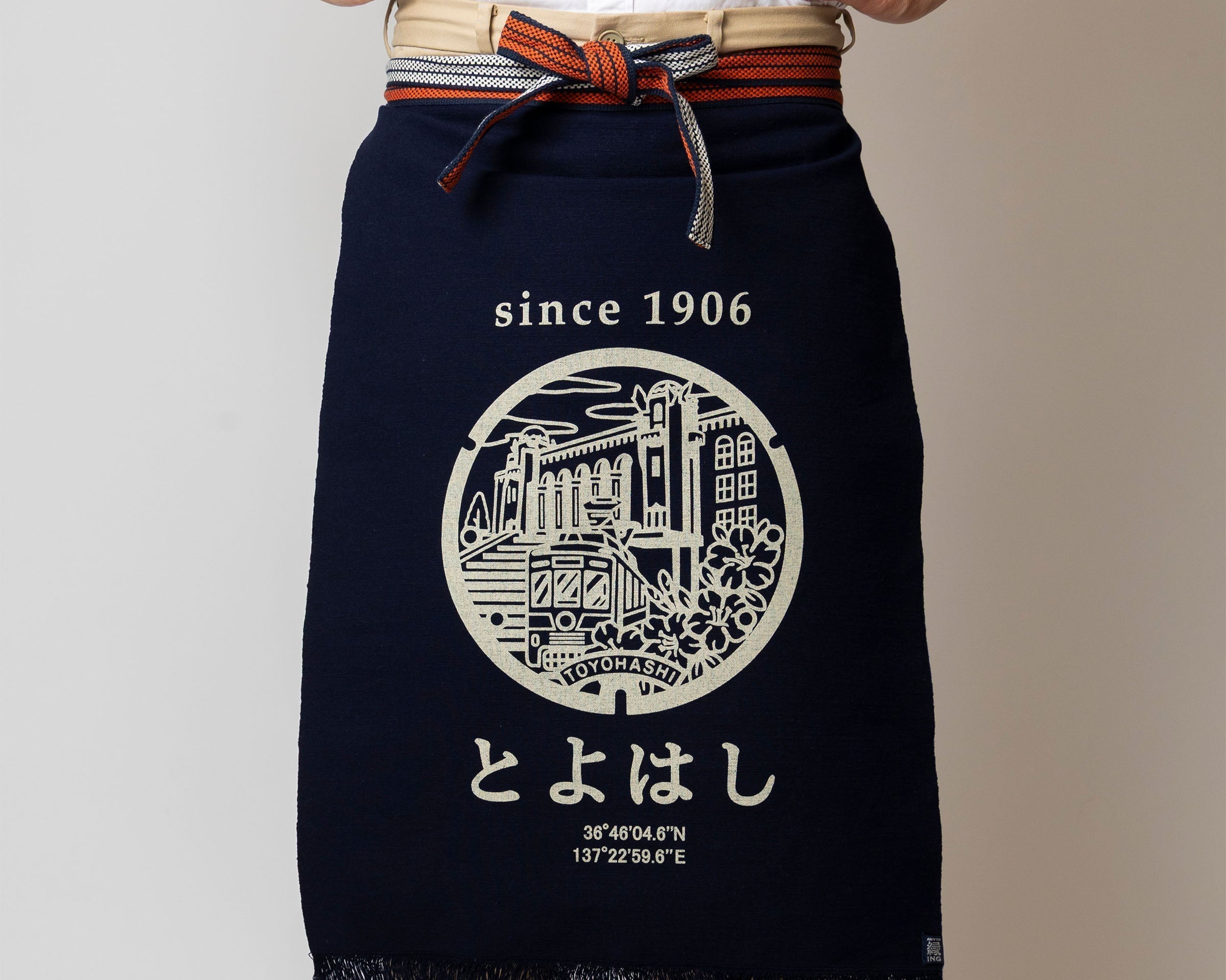 【豊橋市上下水道局】マンホール前掛け・トートバッグ