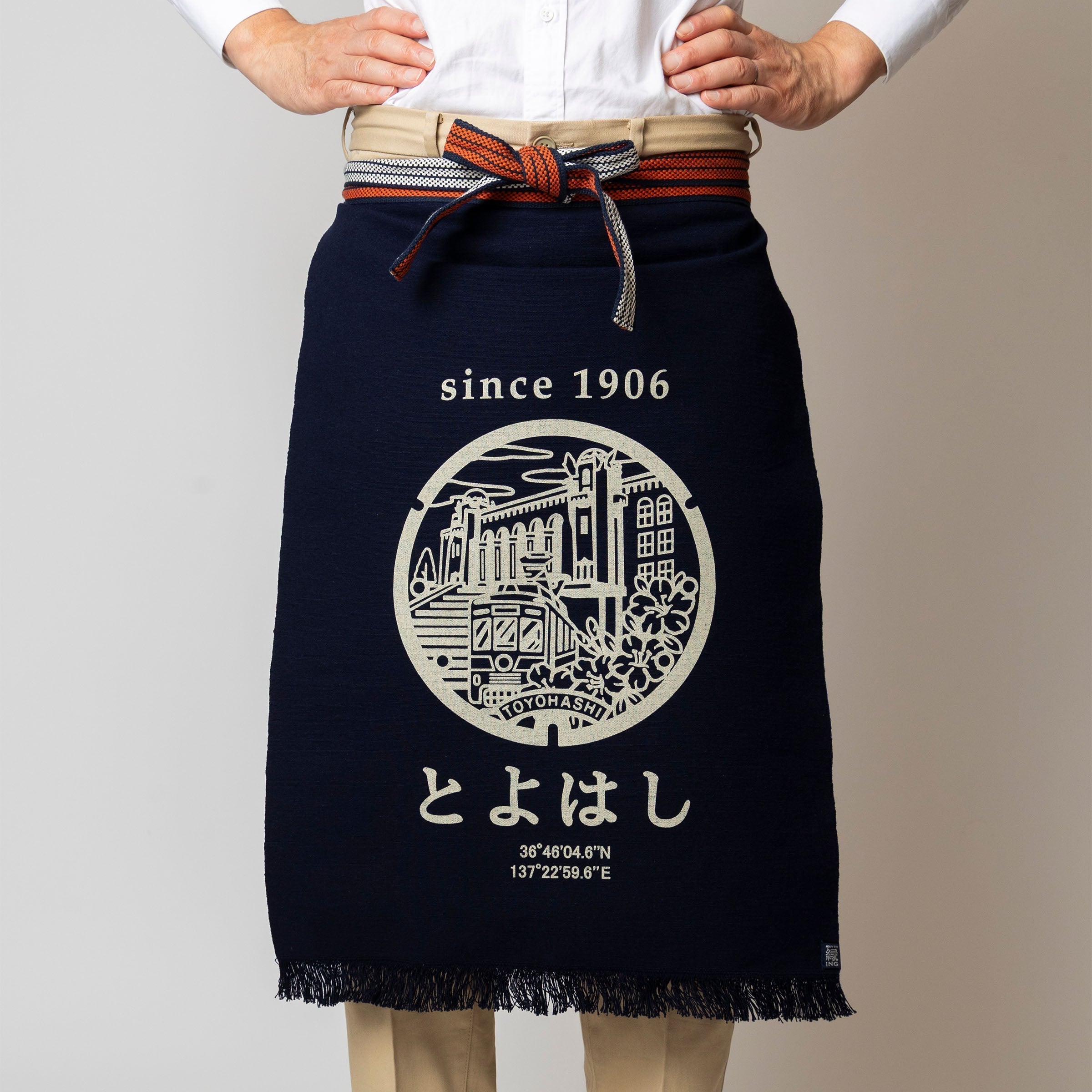 【豊橋市上下水道局】マンホール前掛け・トートバッグ