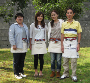 カナダバンクーバーで前掛け