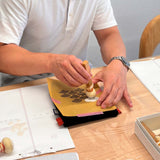 新宿御苑店 前掛け生地アイテムへのステンシル体験ワークショップ