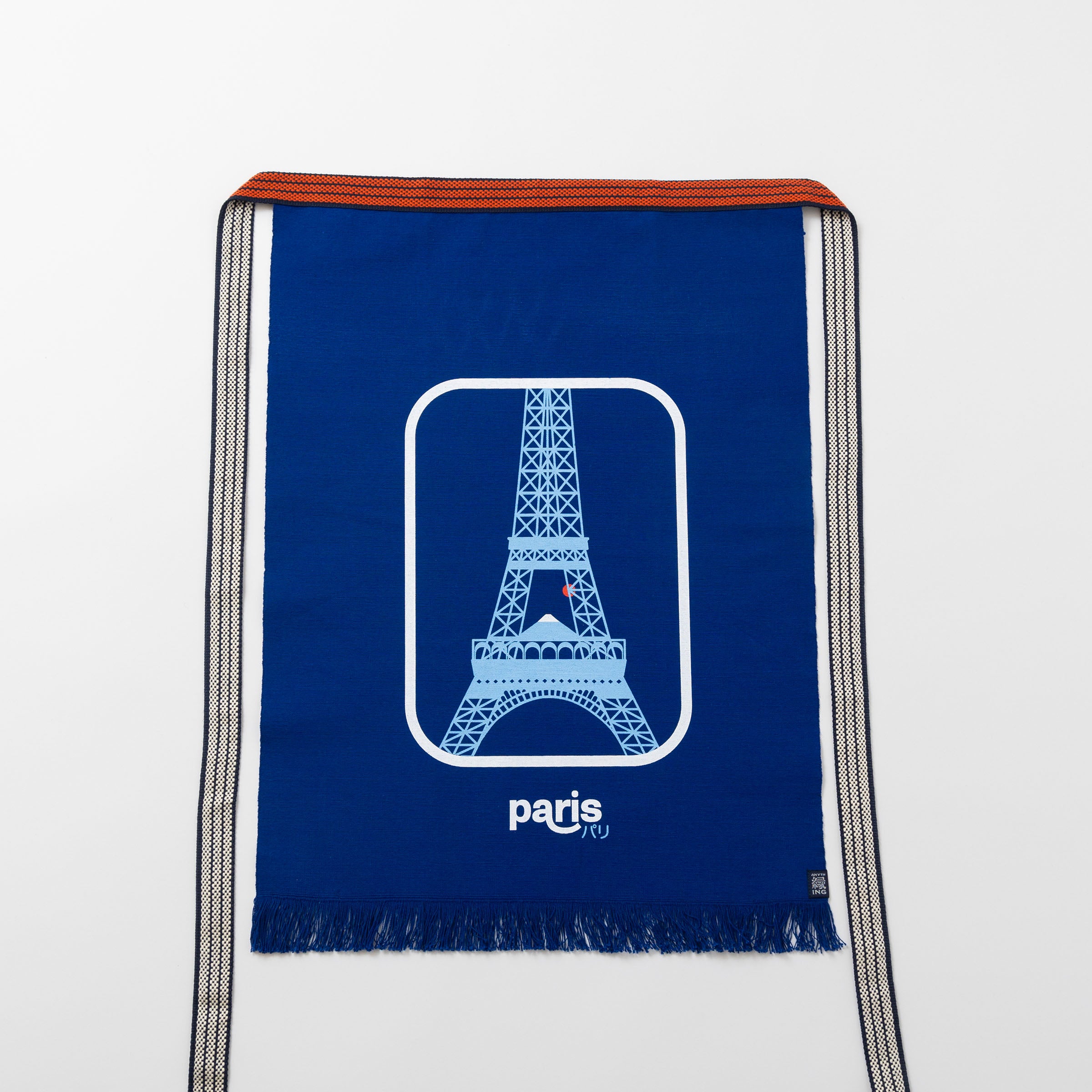 コラボ　2号生地前掛け  Artist：Vahram Muratyan「paris」