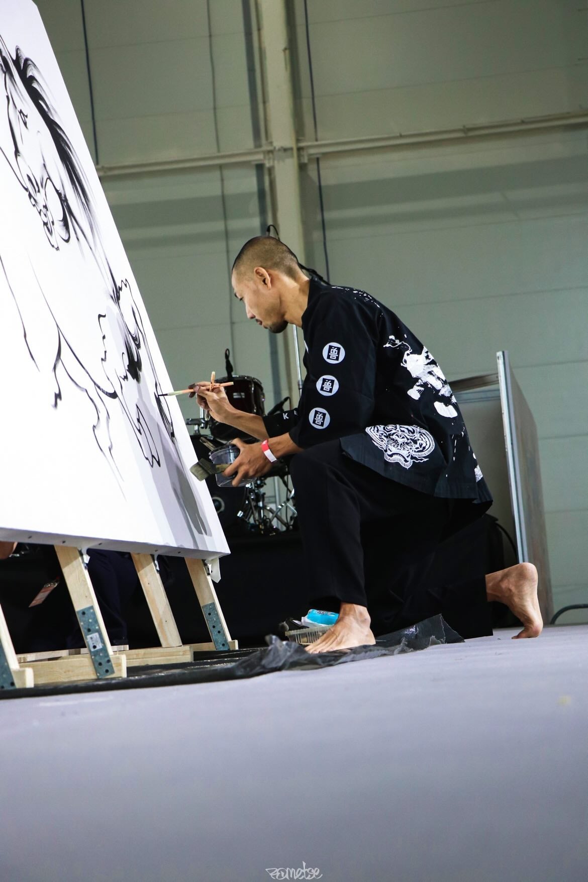襖絵アーティスト・木全靖陛 POP UP