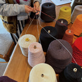 Learn from the Maekeke apron artisan at the Anything Toyohashi Factory - Workshop: Weave Your Own Color Bag on a Shuttle Loom