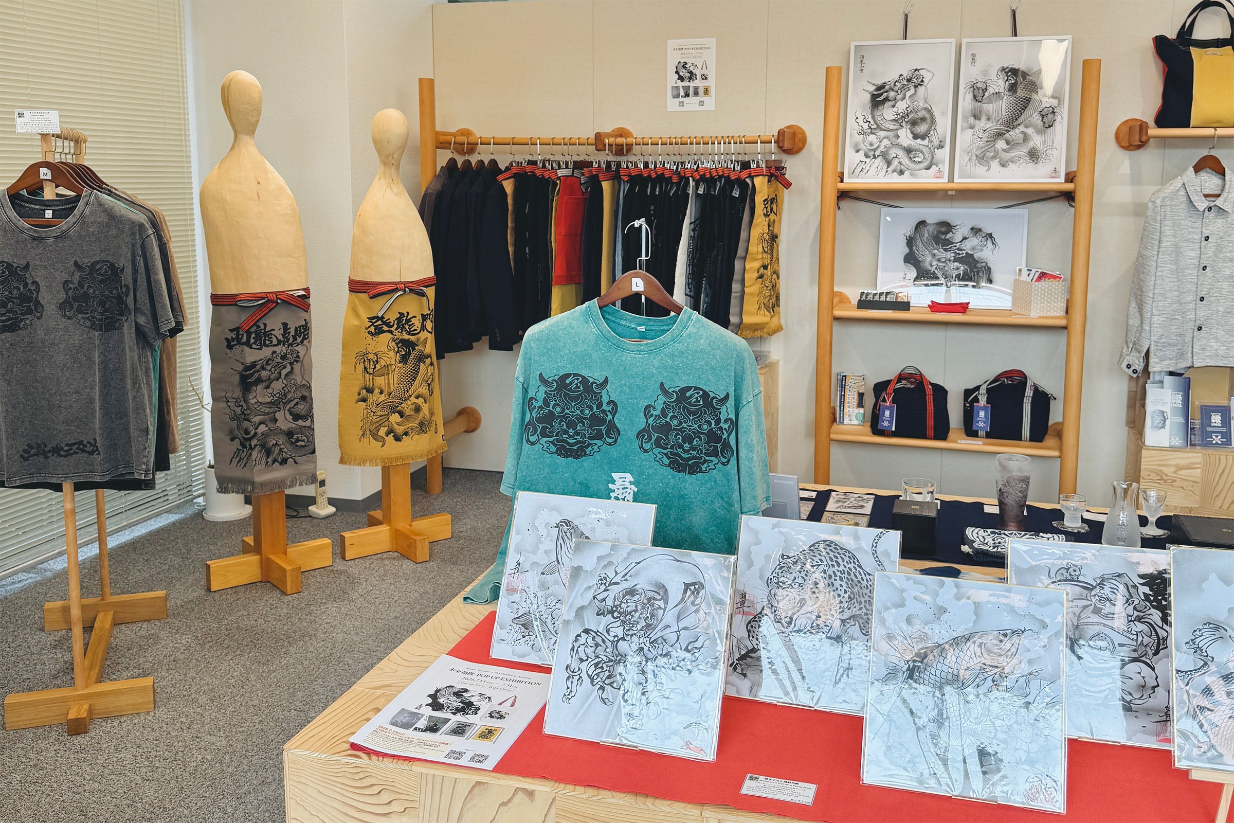 襖絵アーティスト・木全靖陛 POP UP開催中